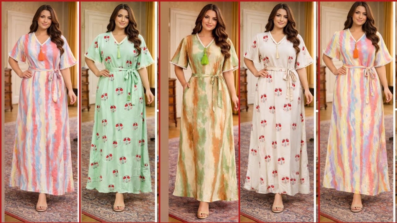 أحدث تفصيل دشداشة صيفية خياطه عراقيه 2026🎀🍓🍓