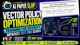 Vector Policy Optimization: Training for Diversity Improves Test-Time Search (May 2026)