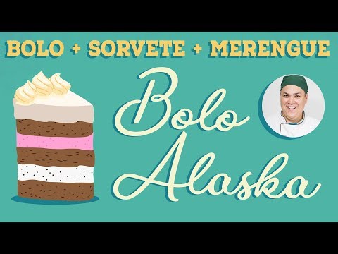 Vídeo: Bolo Alaska Com Sorvete E Merengue