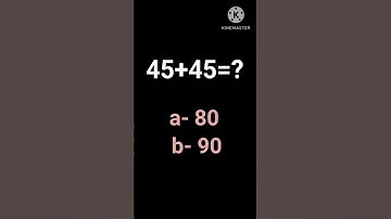 Mathematics trivia.  #youtubeshorts #addition #mathematicsquiz #shortvideo #shorts