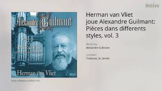Herman van Vliet Livraison No 12 Op 45 Verset et Amen Alexandre Guilmant