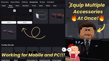 Secret Trick to Equip MULTIPLE Accessories at ONCE in Roblox without External Tools!🔥(PC & Mobile!)