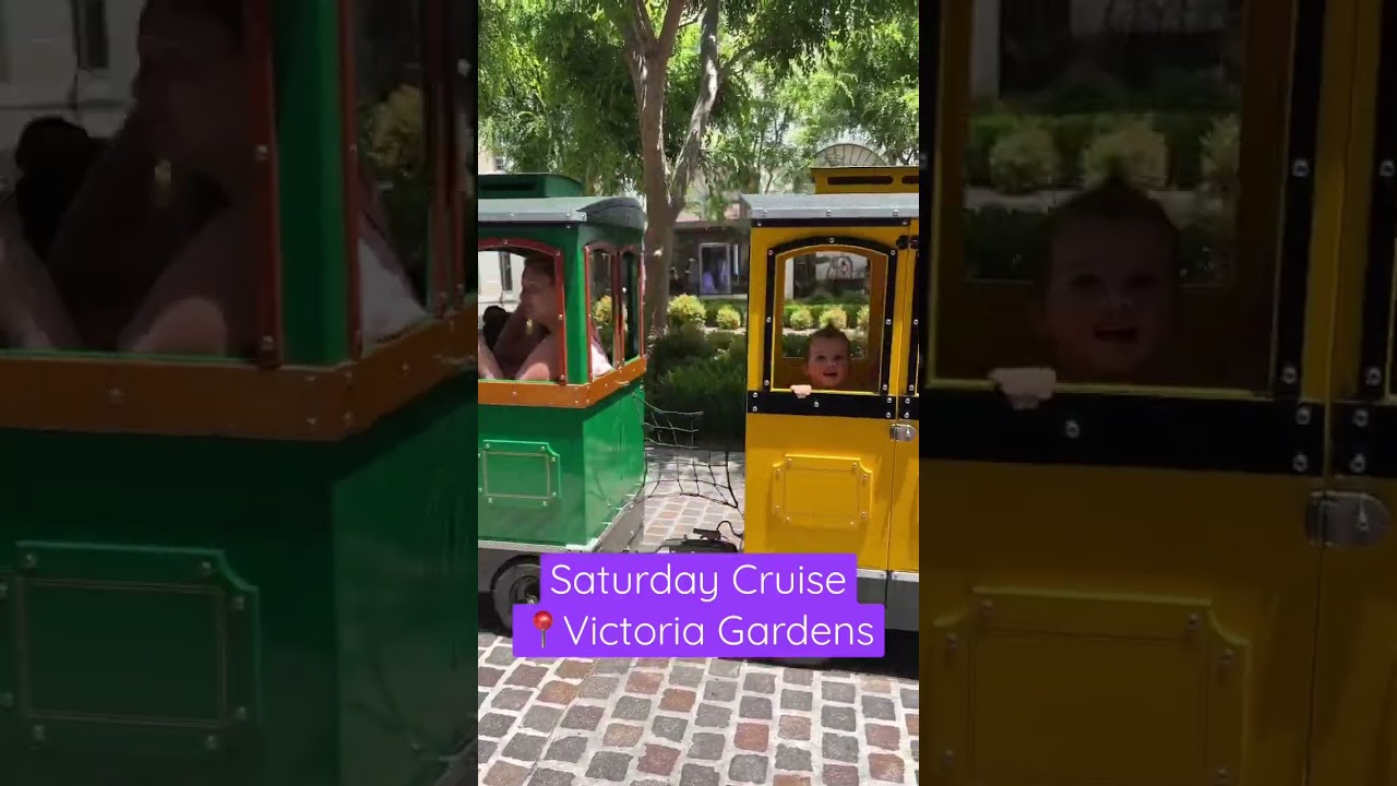 Train Ride at Victoria Gardens, Rancho Cucamonga #victoriagardens #weekend  