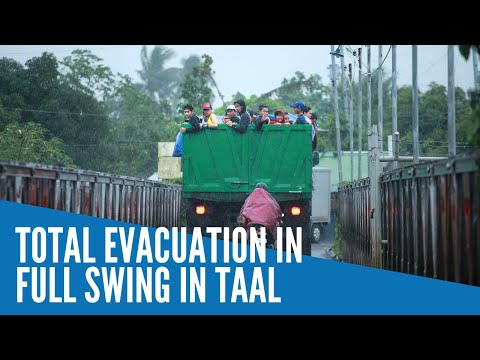 Total evacuation in full swing in Taal