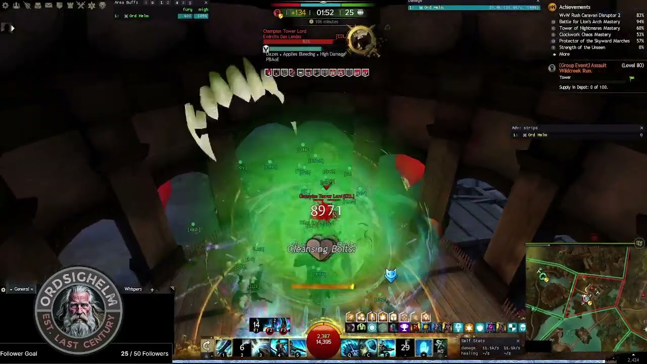 Just 2 more Dolyak's World vs. World Rush in Guild Wars 2!