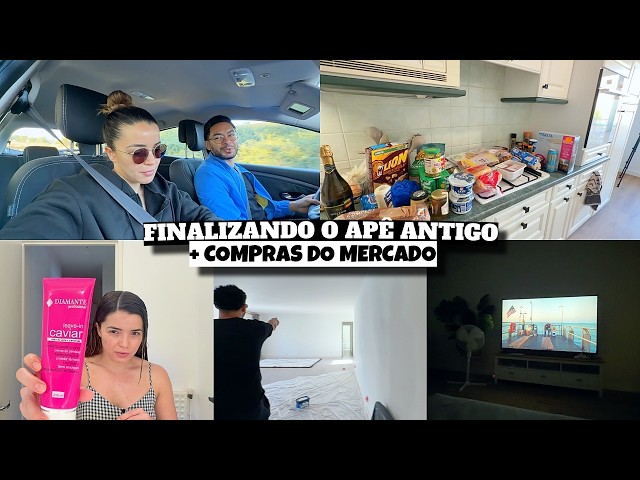 COMPRAS DO MERCADO, FINALIZANDO O ANTIGO APARTAMENTO e muito mais ❤️ - Bruna Paula