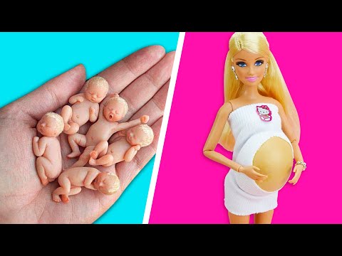 How To Make Pregnant Belly for Barbie and Dolls