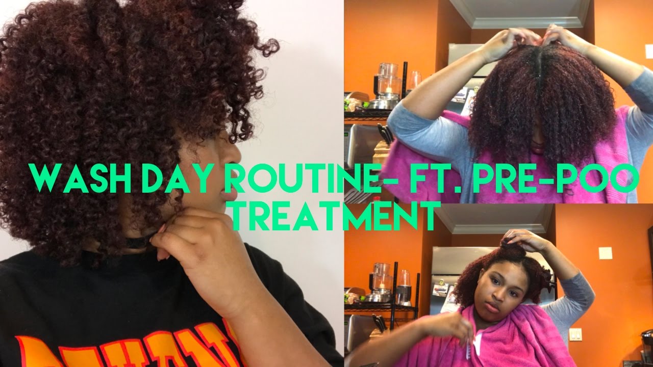 Natural Hair Wash Day Routine Pre Poo Super Moisturized 3c