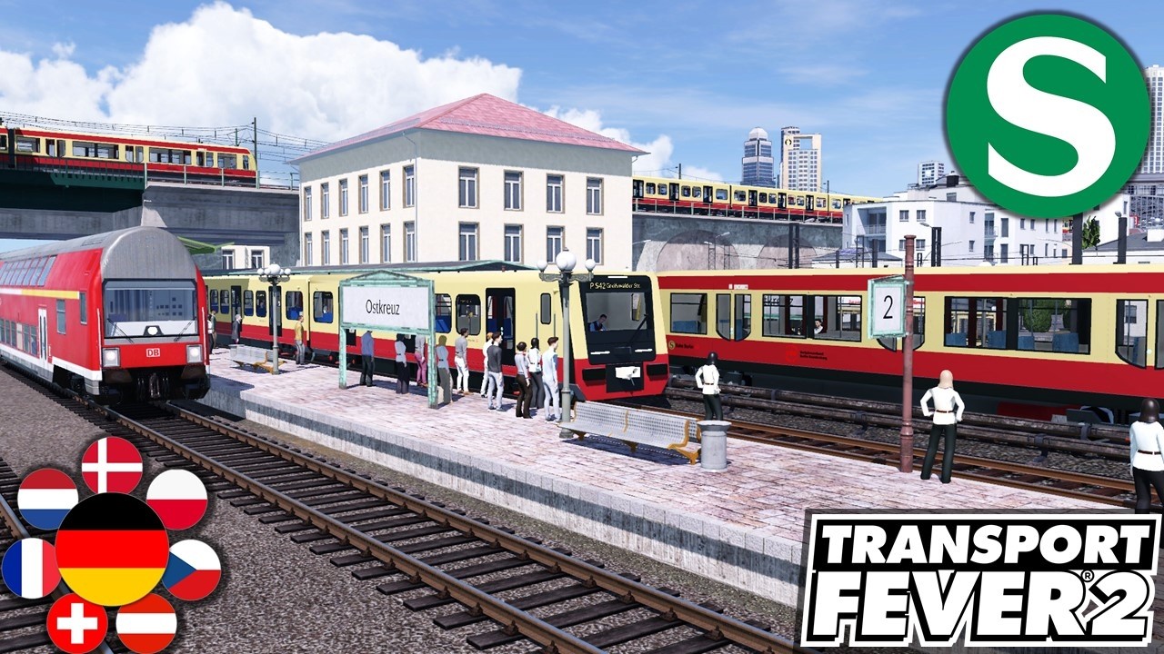 Transport Fever 2 | S-Bahn Berlin | Deutschland Map | S8 F86