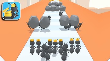 Tiny Run 3D 🐜🐜🐜 Max Level - All Levels Gameplay (iOS & Android) Walkthrough Part 16