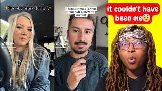 Download Lagu the SCARIEST tiktok STORYTIMES that'll have you WATCHING under the covers! - REACTION MP3