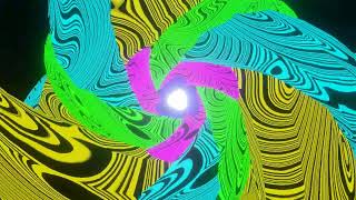 Rainbow Colored Background Loop Optical Illusion Non-Copyright