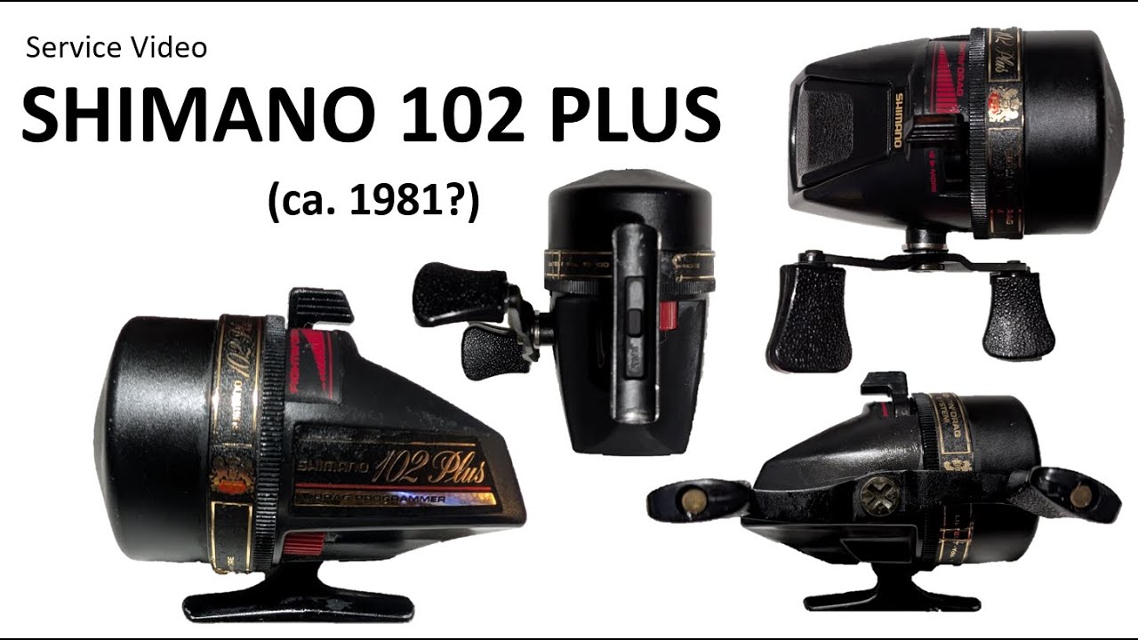 shimano 102 reel Shimano 102 Plus (ca 1981) Vintage Spincast Fishing Reel Service Video