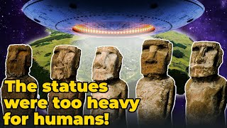 WERE THE EASTER ISLAND HEADS BUILT BY ALIENS? THE STATUES WERE TOO HEAVY