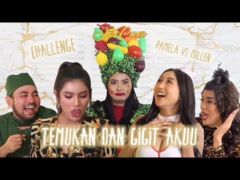 #JETPAM EPS 3 PART 2 - [ Challenge ] Millen Cyrus VS Pamela Safitri Temukan Dan Gigit Aku