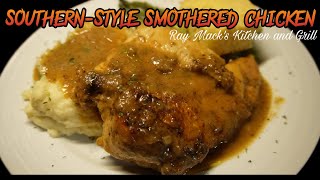 Southern Style Smothered Chicken with Gravy | Smothered Chicken Recipe