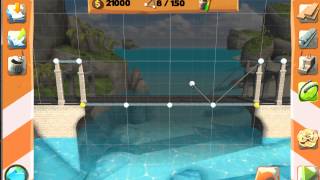 Bridge Constructor Playground прохождение, 7 уровень
