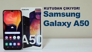 Samsung Galaxy A50 Kutudan Çıkıyor