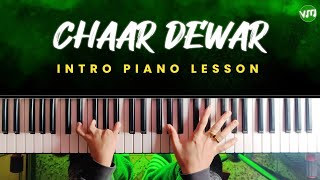 Chaar Dewar Intro on the Piano 🎹 | Samir Shrestha | Piano Lesson