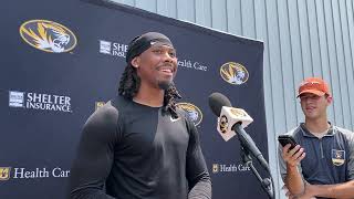 Mizzou WR Joshua Manning at Fall Camp