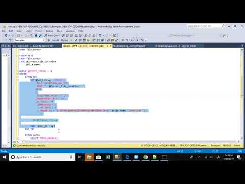 Dynamically Bulk Inserting CSV Data Into A SQL Server Table