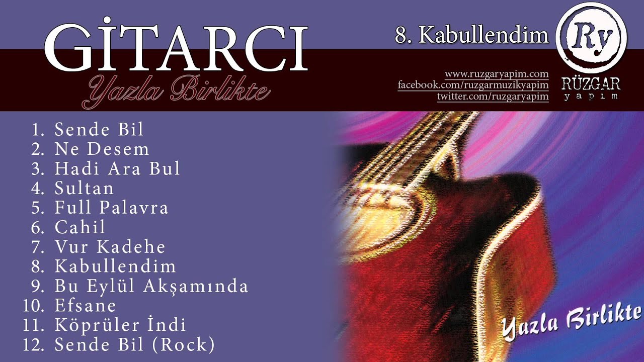 Gitarcı - Kabullendim (Official Audio) adlı videoyu YouTube'da izle Gitarcı - Kabullendim (Official Audio) adlı videoyu YouTube'da izle