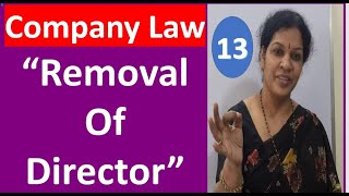 13. "Removal Of Director" - Company Law Subject