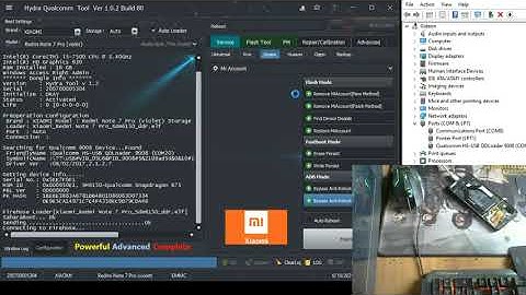 Redmi Note 7 Pro (violet) Mi Account Remove by Hydra Dongle