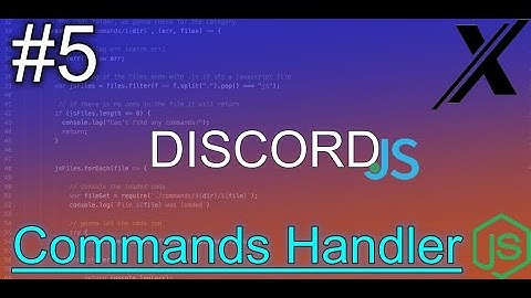 HOW TO MAKE AN ADVANCED COMMANDS HANDLER EASILY | Discord.JS (12V) | #5