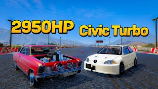 Probamos Un Chevy Clasico Contra El Civic Turbo V-TEC Gta Rp