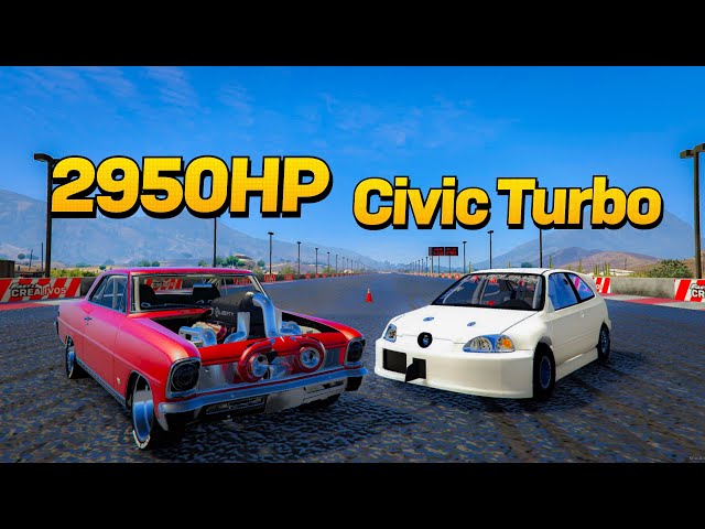 Probamos Un Chevy Clasico Contra El Civic Turbo V-TEC Gta Rp class=