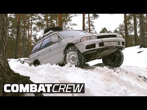 Подготовленная Subaru против настоящих внедорожников!