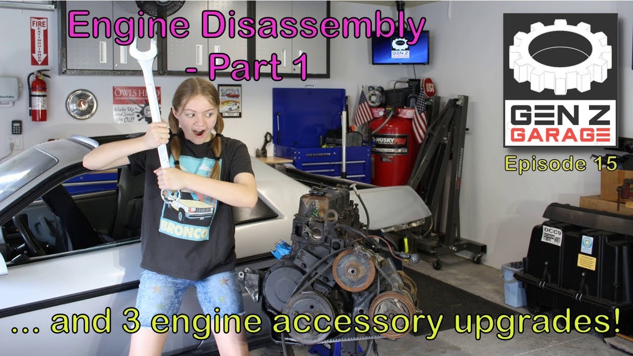 Доработка Fiero и разборка двигателя. Часть 1! - Гараж поколения Z - Эпизод 15