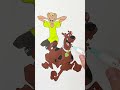 SCOOBY-DOO COLORING!👻COLORING THE CHASE🐶 #shorts #scoobydoo
