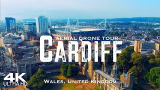 CARDIFF 🏴󠁧󠁢󠁷󠁬󠁳󠁿 Drone Aerial 4K | Wales United Kingdom UK 🇬🇧