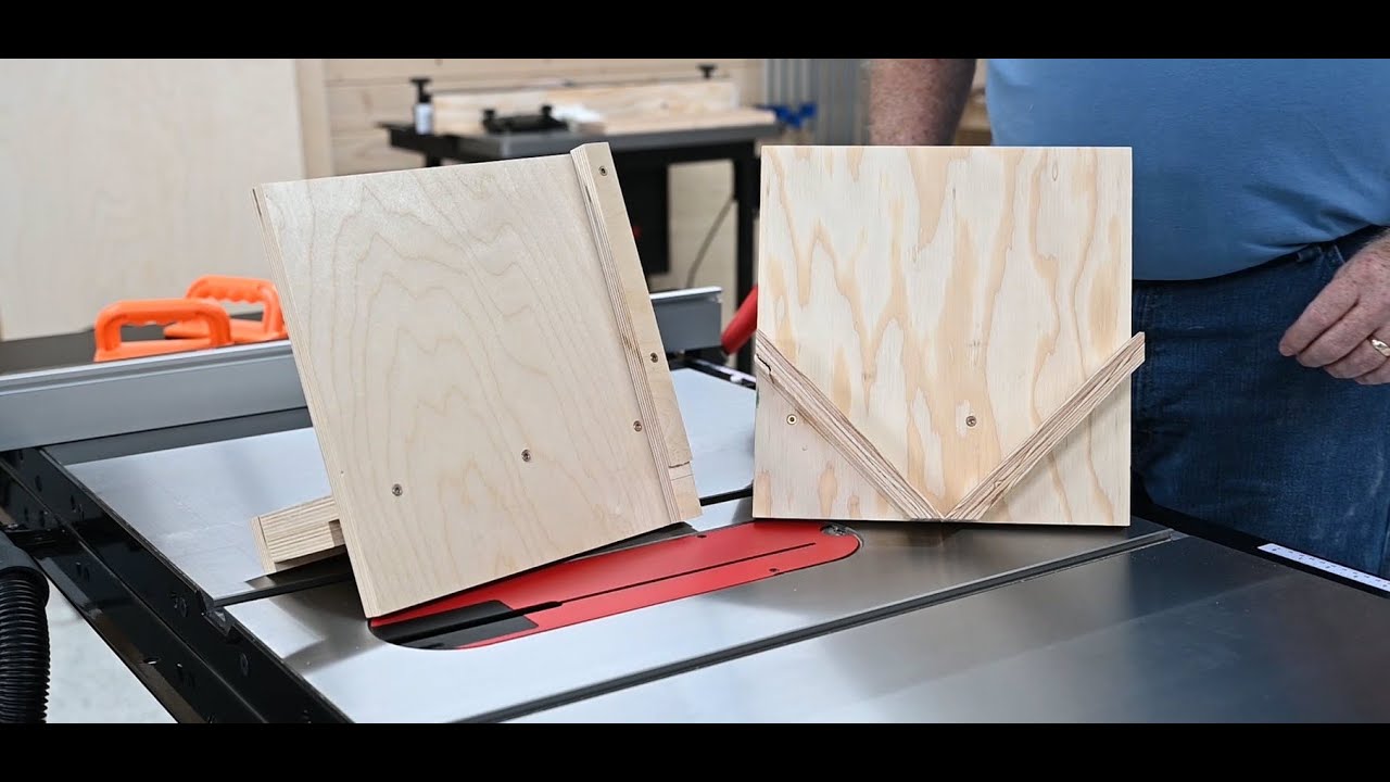 Два полезных кондуктора для настольной пилы с параллельным упором T-Glide Advance