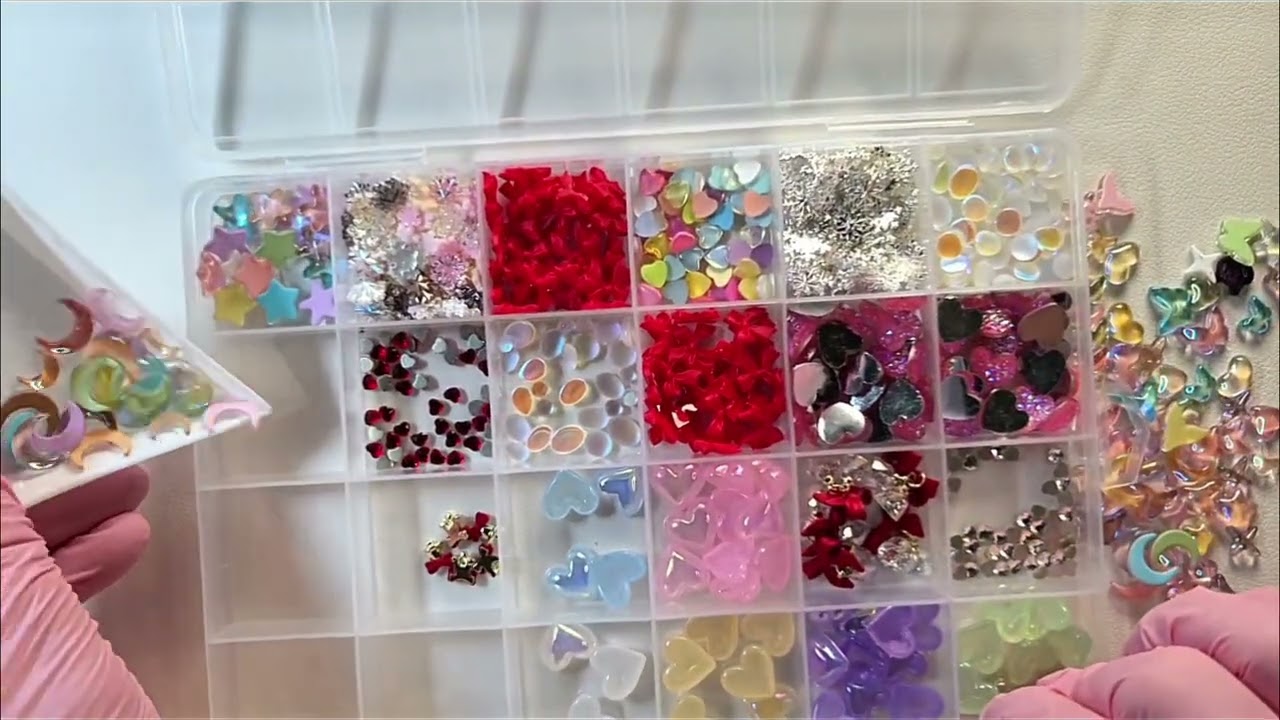 🎉 Organizing Nail Charms in 2026! 🎉 | ASMR | NO TALKING