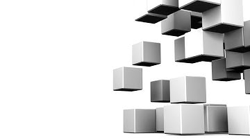 [1 hour]White Cubes - Loop able Background/Screensaver[4K][No Sound]