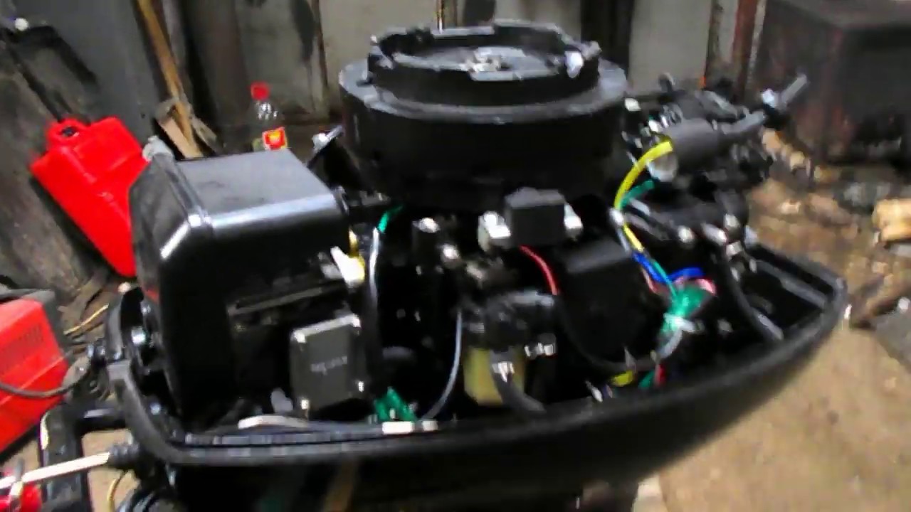 ремонт лодочного мотора часть 2 - YouTube