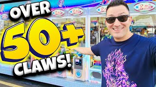 We Played EVERY Claw Machine at The Florida State Fair! (OVER 50+ Machines)
