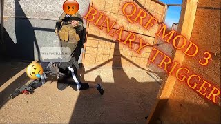KWA QRF Mod 3 Binary Trigger Bully - Airsoft Ministry Gameplay.