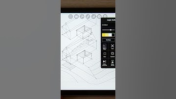 Architecture AXONOMETRIC Diagram | Time-lapse iPad Drawing Process #shorts