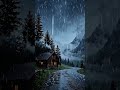 Deep Sleep Instantly with Night Rain #raininthemountains #relaxingnature #rainambience