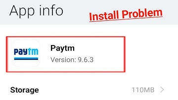 How To Fix Paytm App Installing Problem | Paytm App Not Install Problem Solved