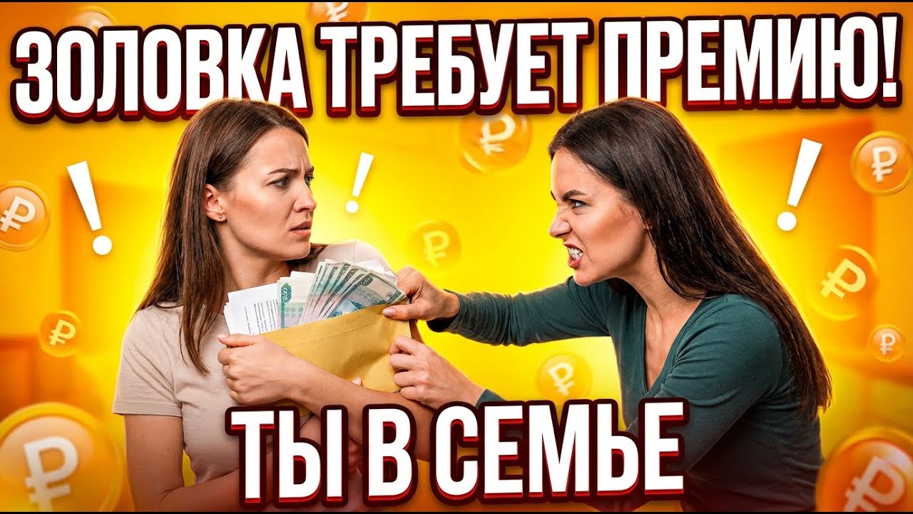 ЗОЛОВКА потребовала ПОЛОВИНУ моей премии — 