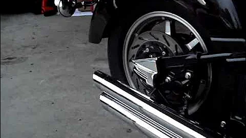 07 V-Star 1100 Classic w/ Cobra Speedster Slashdown Exhaust