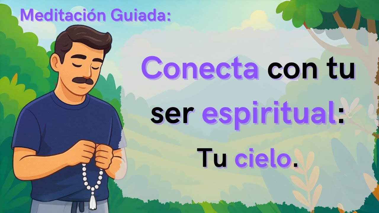 Meditacion guiada para conectar con tu Ser Espiritual | Cielo - YouTube