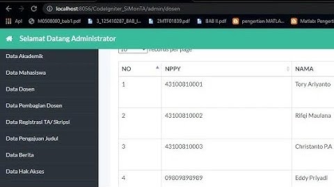 Source Code Aplikasi Sistem Bimbingan TA #26