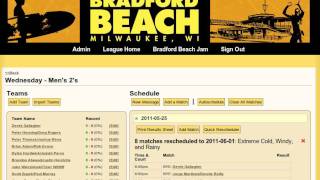 Using the new Mass Rescheduler in BracketPal