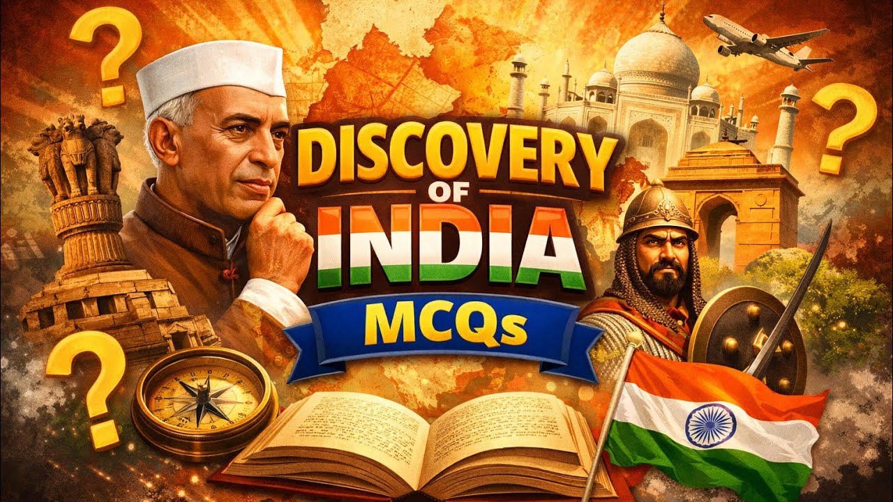 Discovery of India MCQs | The Discovery of India by Jawaharlal Nehru | Important Questions